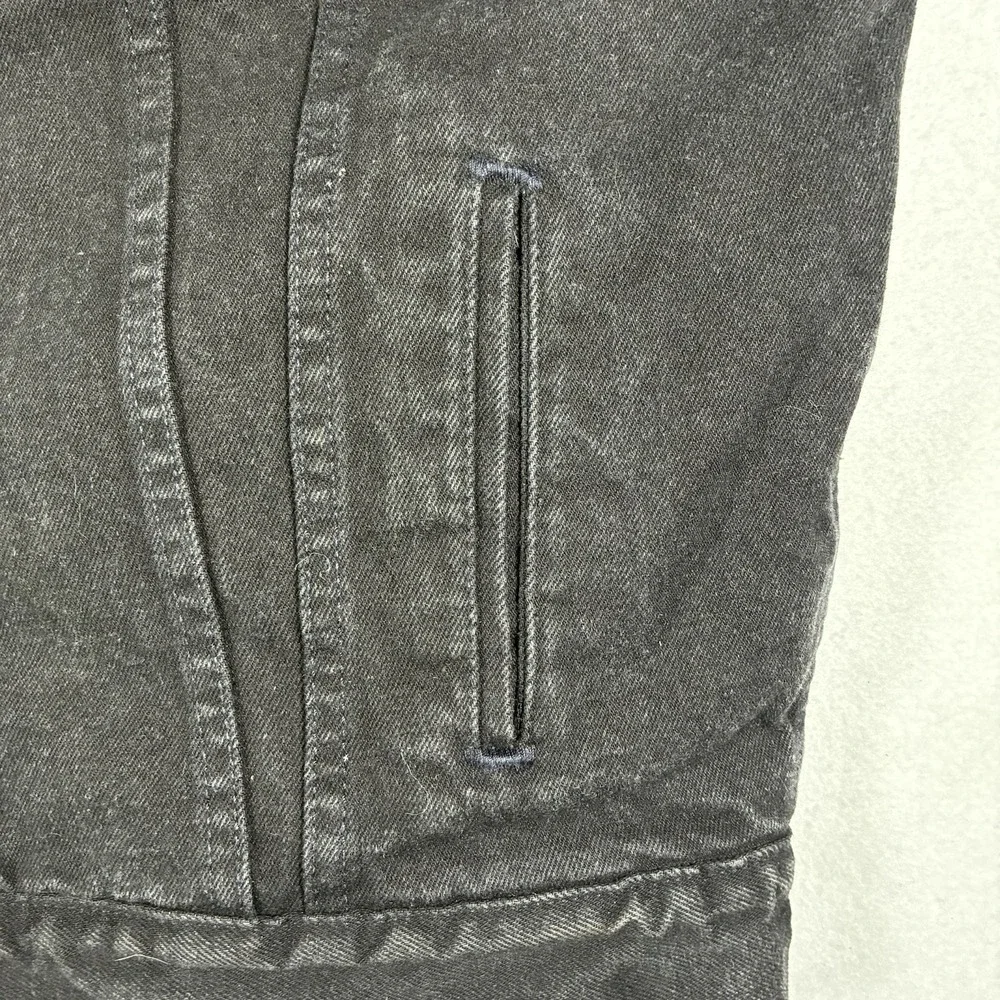VTG 1995 Levis 70629 Blackout Mens L Sherpa Lined Denim Trucker Type 3 Jacket
